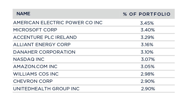 Portfolio Sector Weightings